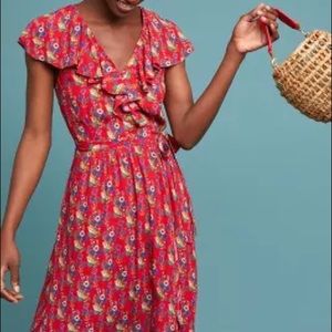 Rosalia wrap dress Maeve by anthropologie